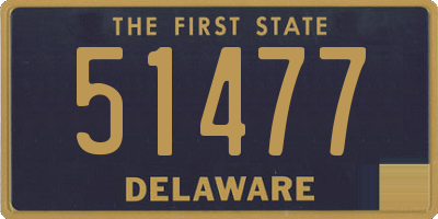 DE license plate 51477