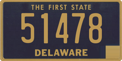 DE license plate 51478