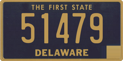 DE license plate 51479