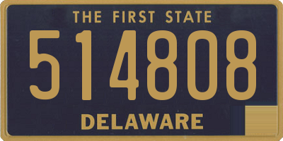 DE license plate 514808