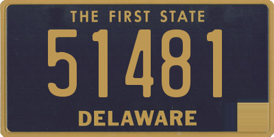 DE license plate 51481