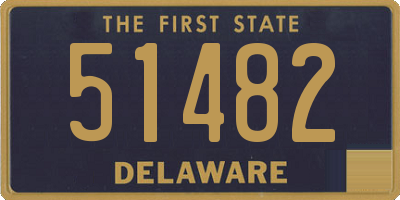 DE license plate 51482