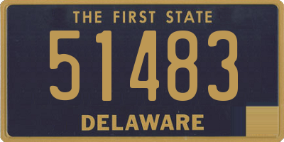 DE license plate 51483