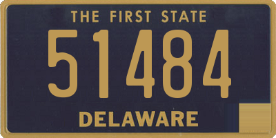 DE license plate 51484