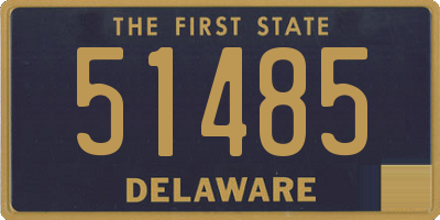 DE license plate 51485