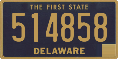 DE license plate 514858