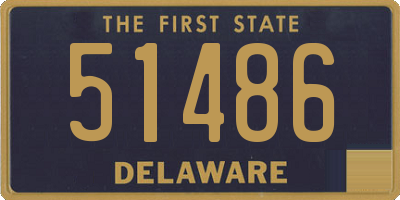 DE license plate 51486