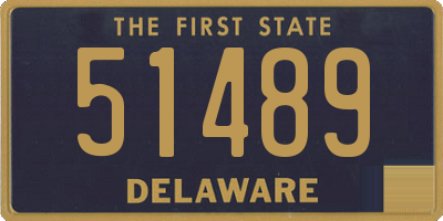 DE license plate 51489