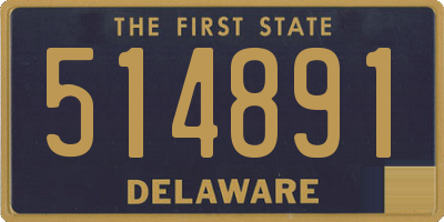 DE license plate 514891