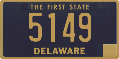 DE license plate 5149