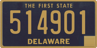 DE license plate 514901