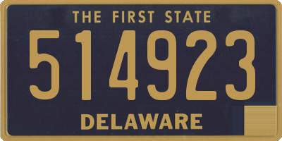 DE license plate 514923