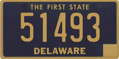 DE license plate 51493