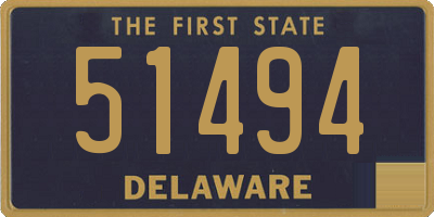 DE license plate 51494