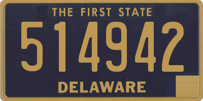 DE license plate 514942