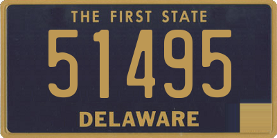 DE license plate 51495