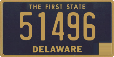 DE license plate 51496