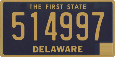 DE license plate 514997