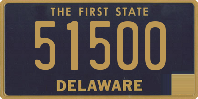 DE license plate 51500