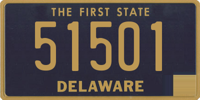 DE license plate 51501