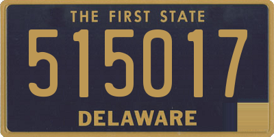 DE license plate 515017