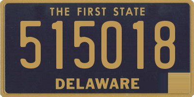 DE license plate 515018