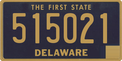 DE license plate 515021