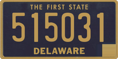 DE license plate 515031