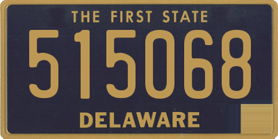 DE license plate 515068