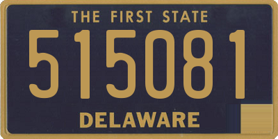DE license plate 515081