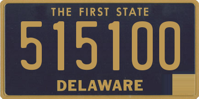 DE license plate 515100