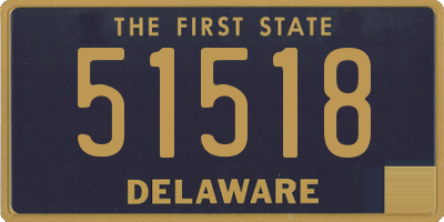 DE license plate 51518