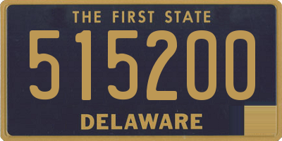 DE license plate 515200