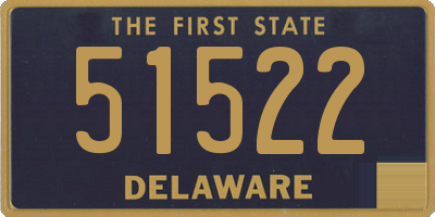 DE license plate 51522