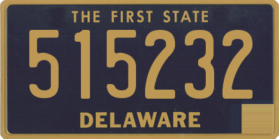 DE license plate 515232