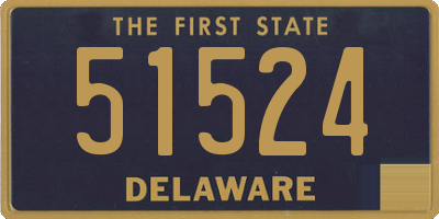 DE license plate 51524