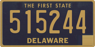 DE license plate 515244
