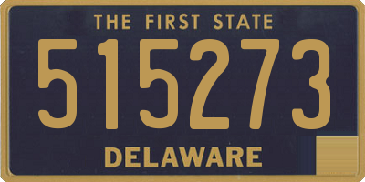 DE license plate 515273