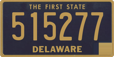 DE license plate 515277