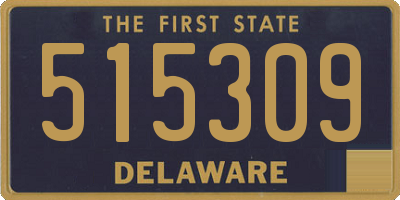 DE license plate 515309
