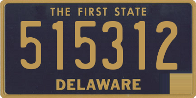 DE license plate 515312