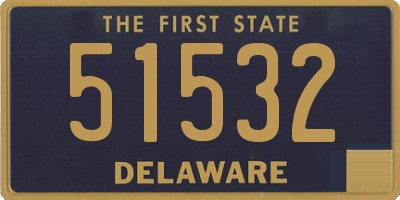 DE license plate 51532