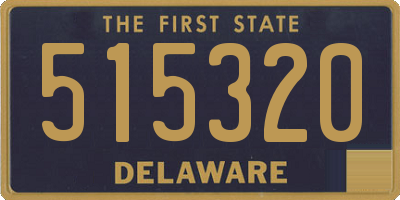 DE license plate 515320