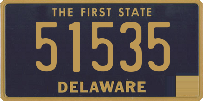 DE license plate 51535