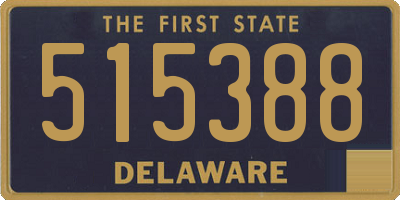DE license plate 515388