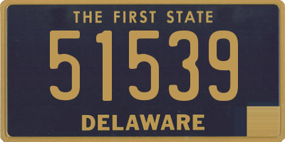 DE license plate 51539