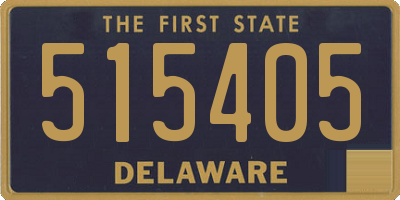 DE license plate 515405