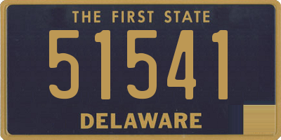 DE license plate 51541