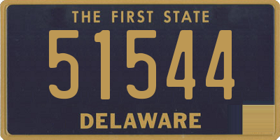 DE license plate 51544