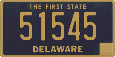 DE license plate 51545